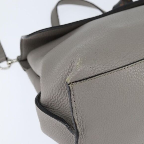 Gucci Bamboo Daily Top Handle Bag Leather Gray Leather Handbag (Pre-Owned) - Picture 8 of 16